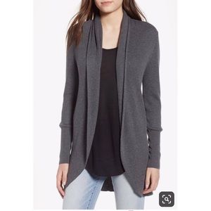 Leith Ribbed Shawl Cacoom Sweater